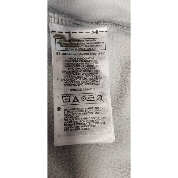 Adidas Men’s Tech Full Zip Hoodie Performance Hooded Track Sweatshirt Jacket XL - Picture 7 of 7